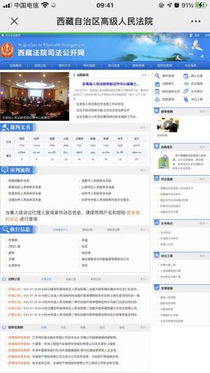 【西藏边坝县人民法院】公众号的企业类型_法律微信公众号开发